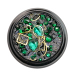 BRILLANTINI BR029N per Nail Art