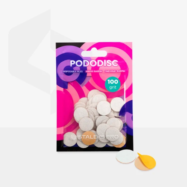 Dischi di ricarica per PODODISC misura S - 100 grit (50 pezzi)